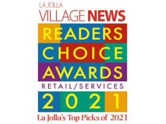 La Jolla Village News Readers Choice 2021 Award - Grunow Construction